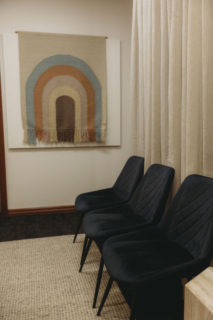 The reception and waiting area at our Springwood clinic